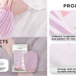 Exfoliating Body Scrub Shower Mitt