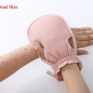 ถุงมือขัดผิว อีโค
 ตาล
 แบบใช้ซ้ำได้