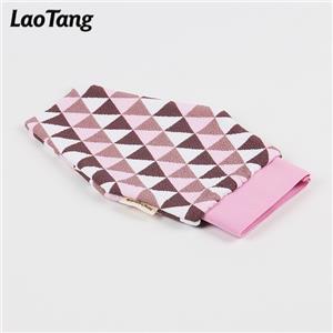 Eco Friendly Pink Exfoliator Bath Gloves