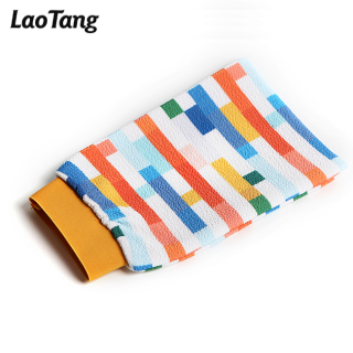 Washable Soft Skin Exfoliating Scrubber Gloves