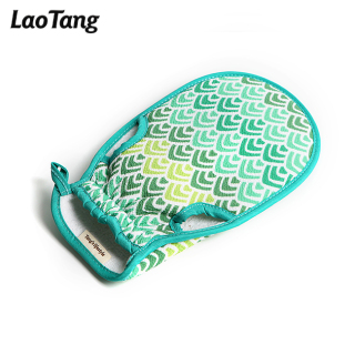 Gants corporels exfoliants pour nettoyage en profondeur fabriqués par l'homme