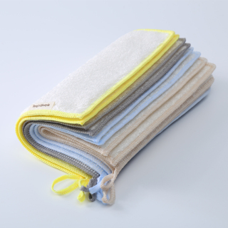 Panni per la pulizia in fibra di bambù organico naturale