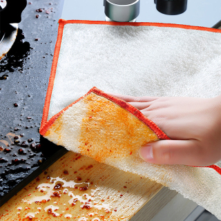 Panni per la pulizia in fibra di bambù organico naturale