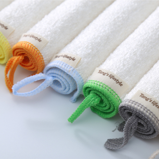 Panni per la pulizia in fibra di bambù organico naturale