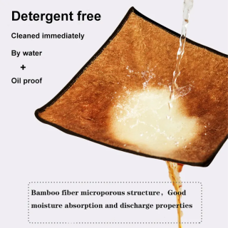 Panni per la pulizia in fibra di bambù