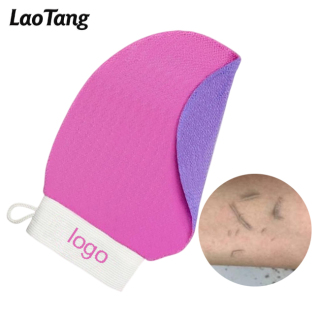 बायोडिग्रेडेबल डेड स्किन रिमूवर शावर बाथ ग्लव्स