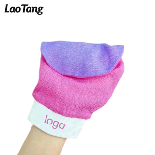 बायोडिग्रेडेबल डेड स्किन रिमूवर शावर बाथ ग्लव्स