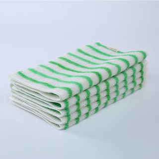 Ветошь для уборки из бамбука с красочной полосой