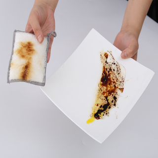 Double-sided Reusable Washable Dish Sponge