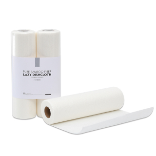 대나무 자연 재사용 종이 타월 롤