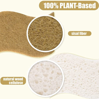ナチュラルクリーニングツールキッチンクリーニングスポンジ