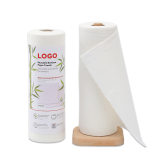 Asciugamani di carta di bambù riutilizzabili per la cucina