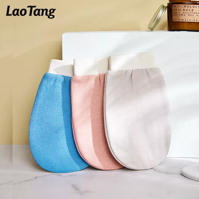 Viscose Gentle Sponge Heavy Thick Exfoliating Gloves