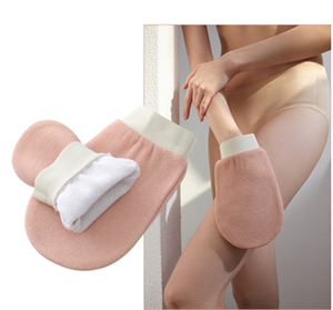 Вискоза
 Нежный
 Губка
 Тяжелые толстые отшелушивающие перчатки