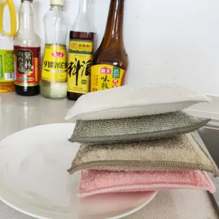 Thickened Green Plate Cleaning Sponge For Dishes