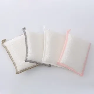 Утолщенная зеленая губка для чистки посуды