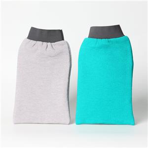 قفازات الاستحمام لتقشير الجلد الميت