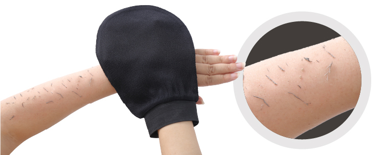 How to Use Laotang Exfoliating Gloves
