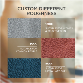 قفاز حمام مقشر مصنوع من ألياف الفيسكوز بنسبة 100%