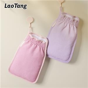 قفاز كيسا للتقشير بطبقة مزدوجة، قفاز مغربي مقشر تركي للنساء والرجال