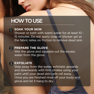바디용 소프트 글로우 스킨 엑스폴리에이터 장갑