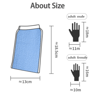 Guanto per il corpo esfoliante per la rimozione della pelle morta ruvida