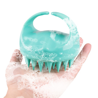 Handheld Silikon Kopfhaut Shampoo Massage Pinsel Waschen Dusche Haar Kopfhaut Massage Pinsel Bad Haar Reinigung Pinsel Kamm