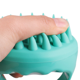 Handheld Silikon Kopfhaut Shampoo Massage Pinsel Waschen Dusche Haar Kopfhaut Massage Pinsel Bad Haar Reinigung Pinsel Kamm