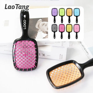 Wide Teeth Combs Wet Brush Detangling Hair Brush Hollow Out Massage Comb