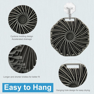 Gentle Exfoliating Scrubber 100% Silicone Body Cleaning Brush for Shower