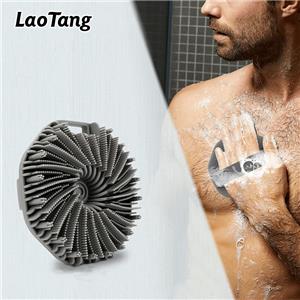 Gentle Exfoliating Scrubber 100% Silicone Body Cleaning Brush for Shower