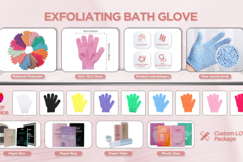LaoTang Fingers Exfoliating Bath Glove