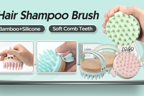 Latest Launch Shampoo Hair Bamboo Scalp Massager