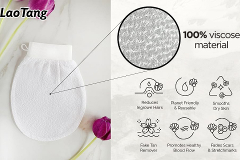 Why can exfoliating glove reduce ingrown hairs?