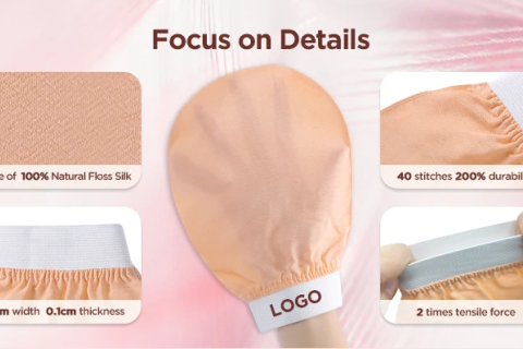 What's the advantage of silk exfoliating glove?
