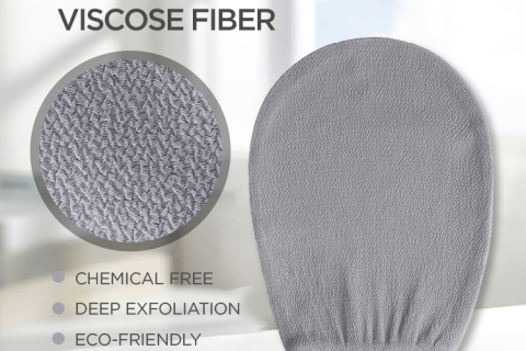 Why do viscose exfoliating gloves have different prices in the market?