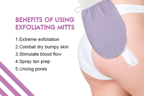 Exfoliating body mitt are effective at removing dead skin?