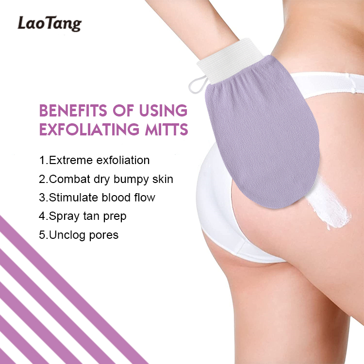 exfoliating body mitt