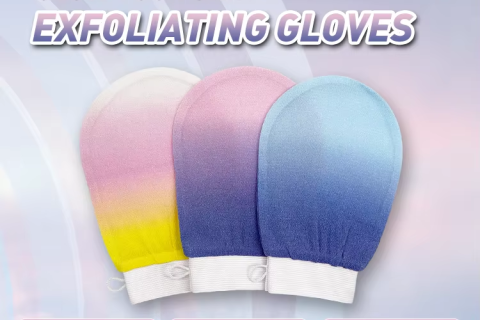 LaoTang Popular Gradiant Color Morocco Exfoliating Glove