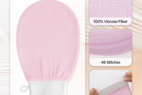 Why 100% Viscose Fiber Exfoliating Glove So Popular?