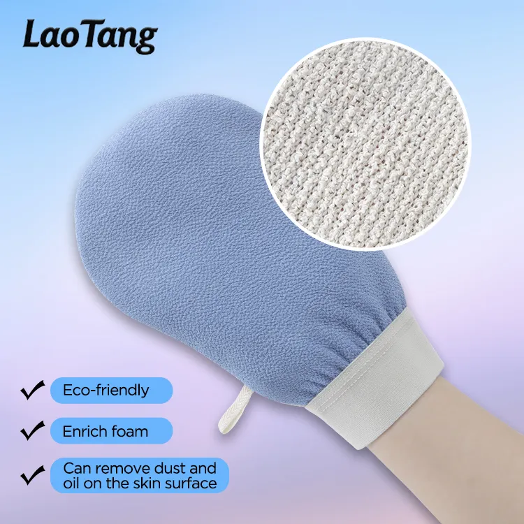 viscose exfoliating glove