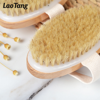 Wooden Dry Body Bath Brush