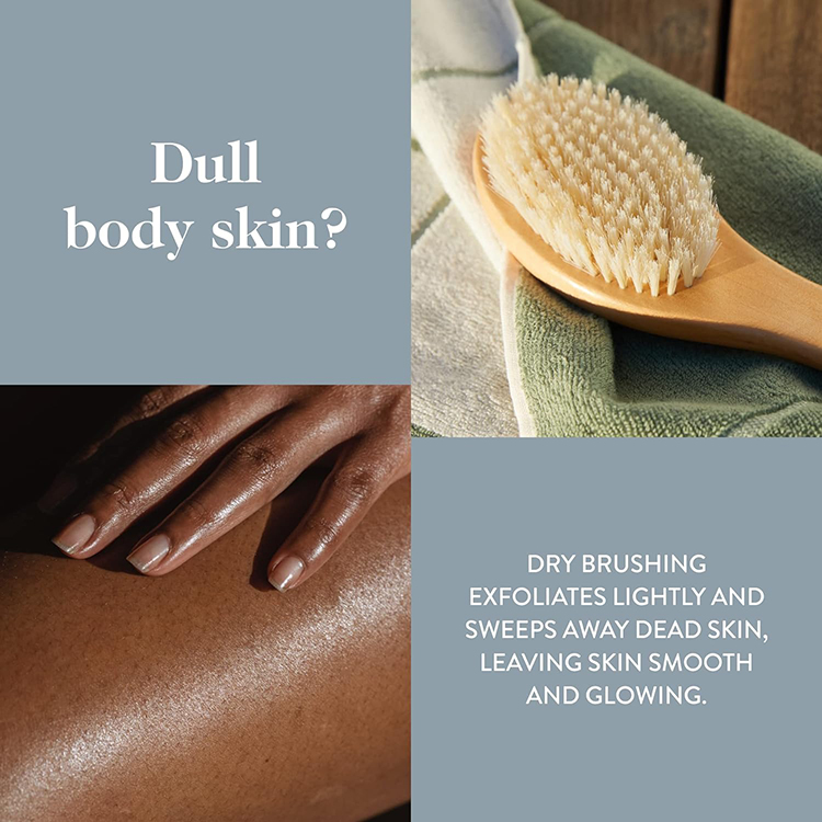 dry brushing skin