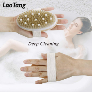 Dry Body Brush With Massage Head