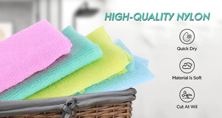 exfoliating net cloth