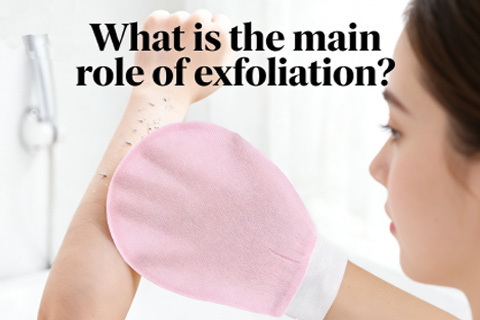 What is the main role of exfoliation?