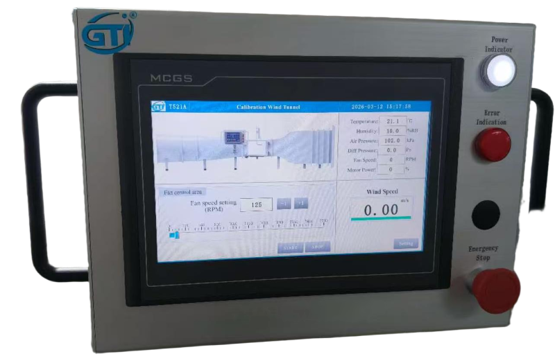 อุโมงค์ลมสอบเทียบ รุ่น T521A