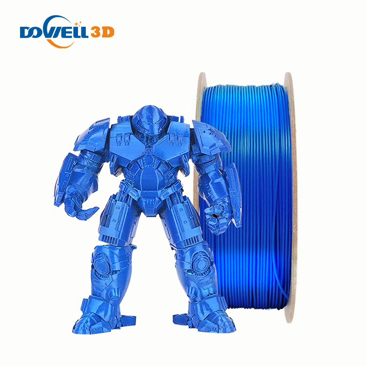 Matéria-prima importada Filamento de impressão 3D PLA azul de 3 mm