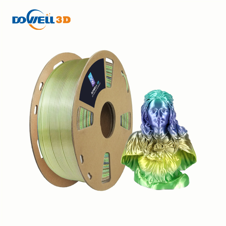 Glänzendes mehrfarbiges 1,75 mm 3D-Druckmaterial Pla Rainbow Filament