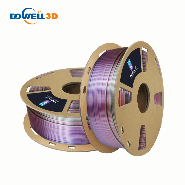 Silk Rainbow Pla 3d Printer Rainbow Filament 1.75 iridescence